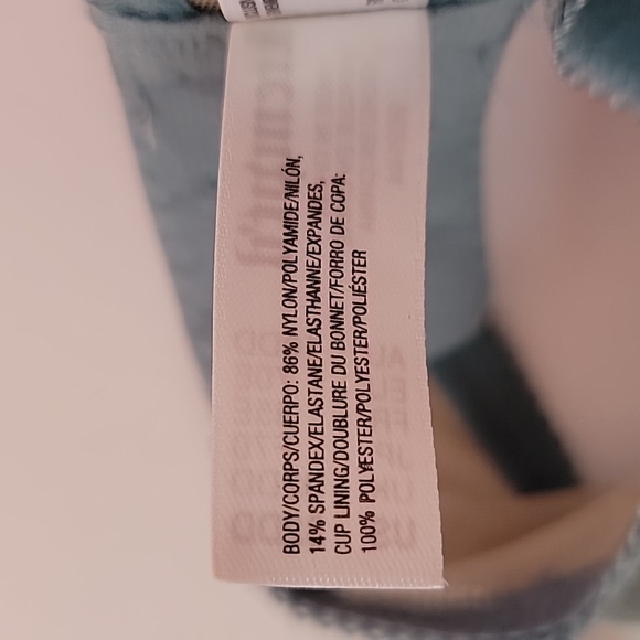 b. tempt'd by Wacoal Lace Teal Blue Bra/ 32DD. - Picture 8 of 9